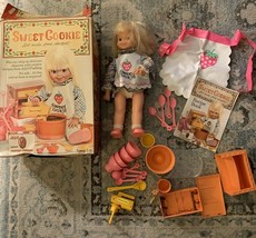 Vintage 1970s Sweet Cookie Doll And Accessories Complete - $177.26