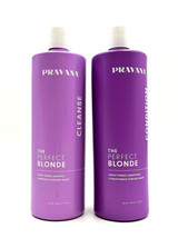 Pravana The Perfect Blonde Purple Tonning Shampoo &amp; Conditioner 33.8 oz - $68.36