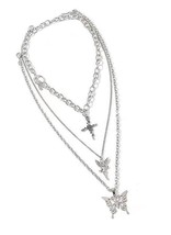 Dainty Punk Layering Chunky Chain Choker Toggle Boho - $36.83