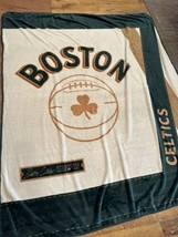 Boston Celtics Super Soft Plush Throw 60 In X 70 Inches - £47.20 GBP