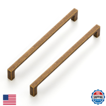 Ravinte 5 Pack Solid 7.5 Inch Kitchen Square Cabinet Handles Antique Bra... - $46.48