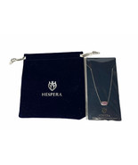 NEW Hespera Silver Birthstone Necklace- October Pink Stones - $26.08 CAD