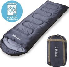 Outdoor Envelope Camping Sleeping Bag Waterproof Ultralight Adult Hiking D. Blue - £12.77 GBP