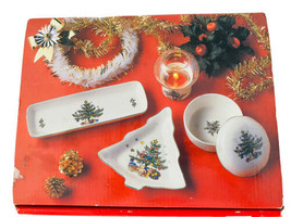 Vintage Nikko Christmastime Christmas 5 Piece Gift Pack  - $39.56