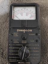 Simpson model 240 Volt/Ohm Multimeter;untested;no leads. - $17.00