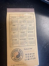 Northern Pacific Railway 1967 Calendar &amp; Notebook Unused Vista Dome Route - $9.99