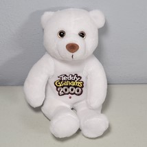 Teddy Grahams Bear Plush 2000 White TG The Millennium Beanbag Stuffed An... - $10.72