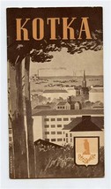 Kotka Finland Illustrated Booklet 1930&#39;s Finnish Swedish and English - £29.58 GBP