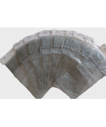 Wine Bottle Gift Bag Lot of 9 Organza Party Pack Giving Dove Gray Tall 6... - €9,09 EUR