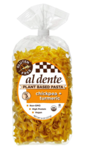 Al Dente Plant Based Pasta Chickpea &amp; Tumeric, 3-Pack 8 oz. Bags - £25.28 GBP