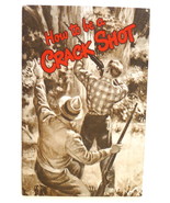 How Be Crack Shot Remington advertising booklet vintage 1904 rifle hunting - £12.78 GBP