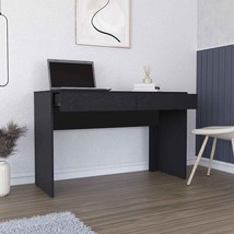 Aberdeen Computer Desk, 2 Drawers, Black Wenge - $192.99