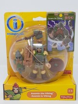 Fisher-Price Imaginext Battle Arena Axemin the Viking NIP w Trading Card... - £12.46 GBP