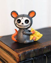 Furry Bones Voodoo Mouse With Muenster Cheese Skeleton Figurine Mice Furrybone - £11.98 GBP