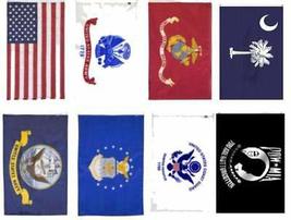 Wholesale Lot 3x5 USA + 5 Branches Military + Pow Mia + South Carolina Flag Set - £27.97 GBP