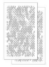 ADHESIVE Camouflage Airbrush Spray Paint Cerakote Gun Mask Stencils Elli... - $240.84 MXN