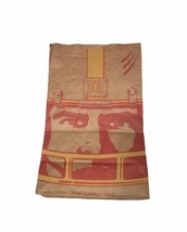 Mcdonald’s NFL Kickoff Payoff June 1993 Brown Paper Happy Meal Bag Vinta... - $8.12