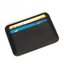 New Vintage Genuine Leather Mini Wallet Men&#39;s Credit Card Holder Slim Clutch Mon - £46.81 GBP