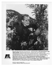 1994 Frankenstein Boris Karloff Biography Press Photo A&amp;E TV B&amp;W 8x10 Monster - £10.38 GBP