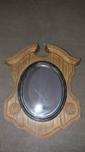 Homco Home Interiors Wall Mirror Faux Wood Colonial  Syroco #2391 Vintag... - $29.69