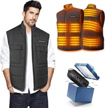 Heated Vest for Men/Women, Collar Heating Jacket Heater Waistcoat for X-Large - £47.41 GBP