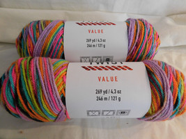 Big Twist Value lot of 2 Happy Rainbow Dye Lot 458611 - £7.81 GBP