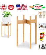 Elegant Mid Century Bamboo Plant Stand - 10 Inch No-Tool Assembly &amp; Eco-... - $1,329.16 MXN