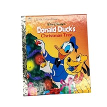 Vintage - LIttle Golden Book - 1991 Walt Disney&#39;s Donald Duck&#39;s Christma... - £4.61 GBP