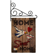 Canada Provinces Newfoundland and Labrador Home Sweet Burlap - Impressions Decor - £27.14 GBP