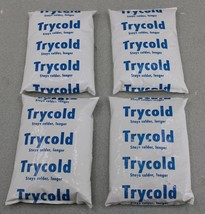 Lot of 4 Trycold Ice Gel Packs Freezer Refrigerant Keep Cold 5.5&quot; x 8&quot; Reusable - £8.05 GBP