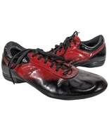 Jose Botta Dance Shoes Red Black Mens Size 9 Dancing Lifestyle - $118.80