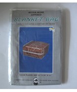 BLANKET STORAGE BAG Clear Zippered Plastic Cover 21 x 25 x 11 - €8,16 EUR