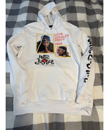 Chemistry Poetic Justice Hoodie Large White Tupac 1993 Love Loyalty Unit... - $23.79 CAD