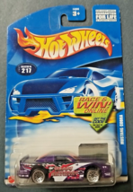 Hot Wheels Mustang Cobra Mattel #217 Ford Happy Birthday Purple Diecast ... - $7.81