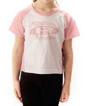 New Girls Youth Size Pink Ncaa Michigan Wolverines Cap Sleeve SEMI-CROP Top - £6.24 GBP