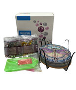 5D Diamond Painting Coaster Kit Birds/Insects Set of 8 NEW - $428.21 MXN