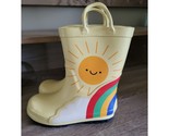 Cat &amp; Jack Toddler Caroline Rain Boots  Rainbow Sunshine Size 10 - £12.52 GBP