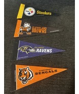 NFL Football Teams Mini 9&quot; x 4&quot; Pennants Flag Banners Rico Tag Express A... - $10.00
