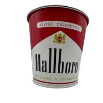 Vintage Hallboro Logo Cigarette Cowboy Ashtray Butt Tin Buckett Spinn-off - £9.60 GBP