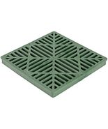 NDS 1212 Square Catch Basin Drain Grate, 12 in, Green - $56.29 CAD