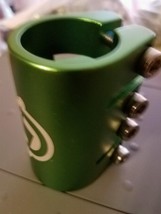 Red Pro Quad Scooter Clamp - Green 31.8 mm - $11.95