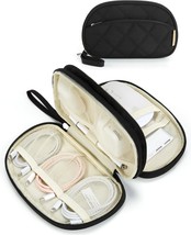 Travel Essentials For Women: Bagsmart Double Layers Puffer Cable, Black. - $44.95