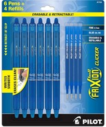 Pilot Frixion Erasable Pens - 6 Pack Of Blue Ink Pens With 4 Bonus Refil... - $43.59 CAD