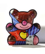 Romero Britto Miniature Love Bear Figurine #331389 Rare Retired Collecti... - £54.66 GBP
