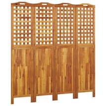 Solid Wood 3 4 Panel Wooden Room Divider Screen Privacy Wall Partition D... - £117.79 GBP+