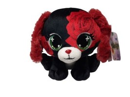 GUND P.lushes Anna Dolce Dog Plush 6&quot; Stuffed Animal Red Rose Face RARE - £13.73 GBP