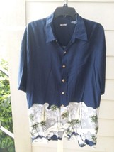 Mens Hawaiian Shirt SZ 2XL 100% Rayon Puritan - £16.25 GBP