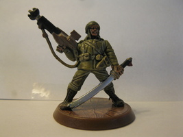 2004 HeroScape Rise of the Valkyrie Board Game Piece: SGT. Drake Alexander - $4.00