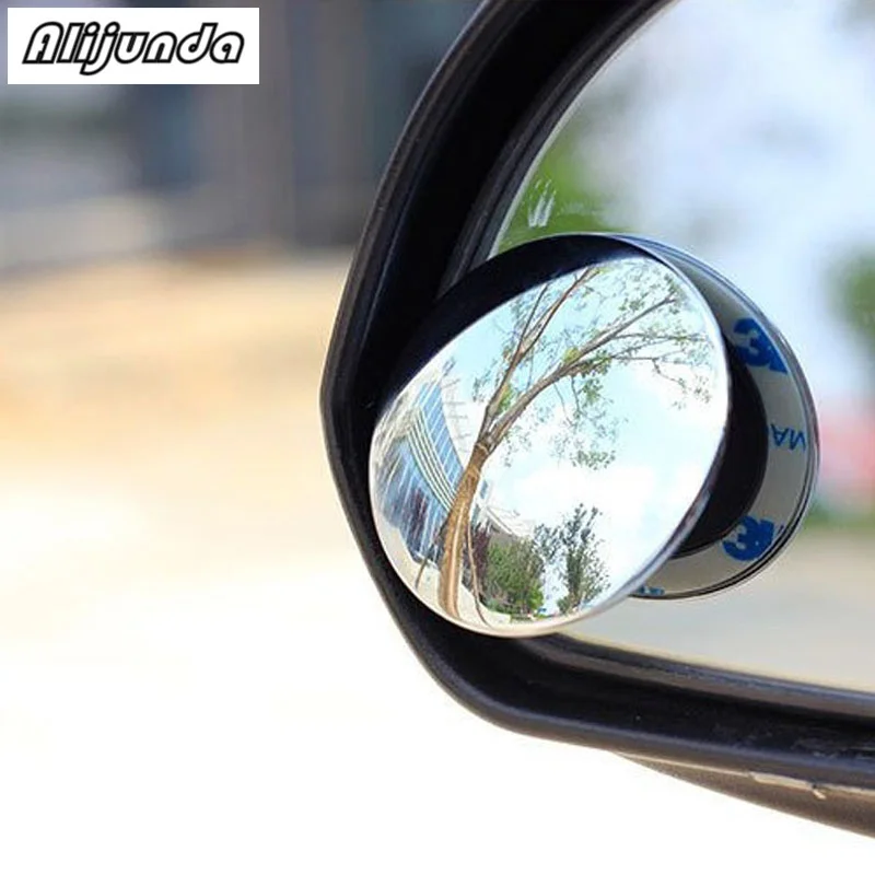 2pcs 360 degree feless small round mirror rear view blind spot gl mirror for  Ri - £56.73 GBP