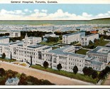 General Hospital Toronto Ontario Canada UNP Unused WB Postcard L12 - $2.92